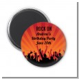 Rock Band | Like A Rock Star Girl - Personalized Birthday Party Magnet Favors thumbnail