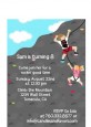 Rock Climbing - Birthday Party Petite Invitations thumbnail