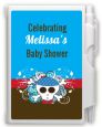 Rock Star Baby Boy Skull - Baby Shower Personalized Notebook Favor thumbnail