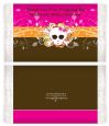 Rock Star Baby Girl Skull - Personalized Popcorn Wrapper Baby Shower Favors thumbnail