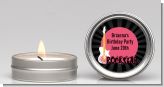 Rock Star Guitar Pink - Birthday Party Candle Favors