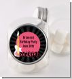 Rock Star Guitar Pink - Personalized Birthday Party Candy Jar thumbnail