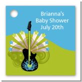 Future Rock Star Boy - Personalized Baby Shower Card Stock Favor Tags