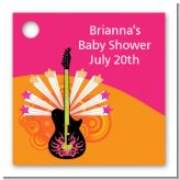 Future Rock Star Girl - Personalized Baby Shower Card Stock Favor Tags
