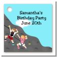 Rock Climbing - Personalized Birthday Party Card Stock Favor Tags thumbnail