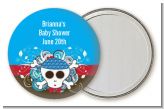 Rock Star Baby Boy Skull - Personalized Baby Shower Pocket Mirror Favors