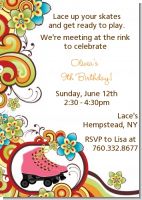 Roller Skating - Birthday Party Invitations