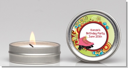 Roller Skating - Birthday Party Candle Favors