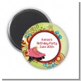 Roller Skating - Personalized Birthday Party Magnet Favors thumbnail