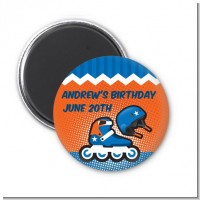 Rollerblade - Personalized Birthday Party Magnet Favors