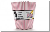 Ready To Pop Pink - Personalized Baby Shower Popcorn Boxes