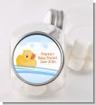 Rubber Ducky - Personalized Baby Shower Candy Jar thumbnail
