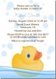 Rubber Ducky - Baby Shower Invitations thumbnail