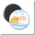 Rubber Ducky - Personalized Baby Shower Magnet Favors thumbnail