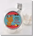 Rudolph the Reindeer - Personalized Christmas Candy Jar thumbnail