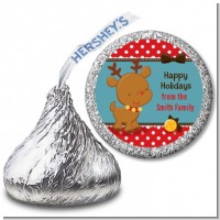 Rudolph the Reindeer - Hershey Kiss Christmas Sticker Labels
