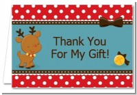 Rudolph the Reindeer - Christmas Thank You Cards