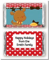 Rudolph the Reindeer - Personalized Christmas Mini Candy Bar Wrappers