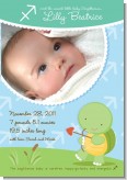 Turtle | Sagittarius Horoscope - Birth Announcement Photo Card