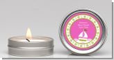 Sailboat Pink - Baby Shower Candle Favors