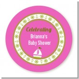 Sailboat Pink - Personalized Baby Shower Table Confetti