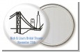 San Francisco Skyline - Personalized Bridal Shower Pocket Mirror Favors thumbnail