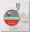 Santa And His Reindeer - Personalized Christmas Candy Jar thumbnail