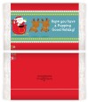 Santa And His Reindeer - Personalized Popcorn Wrapper Christmas Favors thumbnail