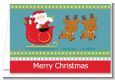Santa And His Reindeer - Christmas Thank You Cards thumbnail