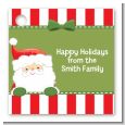 Santa Claus - Personalized Christmas Card Stock Favor Tags thumbnail