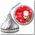 Santa Claus - Hershey Kiss Christmas Sticker Labels thumbnail
