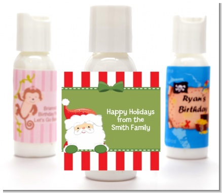 Santa Claus - Personalized Christmas Lotion Favors