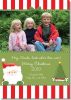 Santa Claus - Personalized Photo Christmas Cards