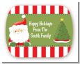 Santa Claus - Personalized Christmas Rounded Corner Stickers thumbnail
