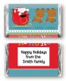 Santa And His Reindeer - Personalized Christmas Mini Candy Bar Wrappers thumbnail