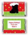 Santa's Boot - Personalized Christmas Mini Candy Bar Wrappers thumbnail