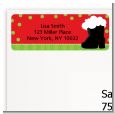 Santa's Boot - Christmas Return Address Labels thumbnail