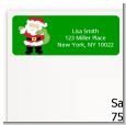 Santa's Green Bag - Christmas Return Address Labels thumbnail