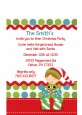 Santa's Little Elf - Christmas Petite Invitations thumbnail