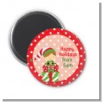 Santa's Little Elf - Personalized Christmas Magnet Favors thumbnail