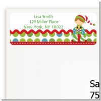 Santa's Little Elf - Christmas Return Address Labels