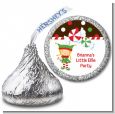Santa's Little Elfie - Hershey Kiss Christmas Sticker Labels thumbnail
