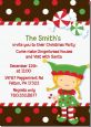 Santa's Little Elfie - Christmas Invitations thumbnail