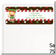 Santa's Little Elfie - Christmas Return Address Labels thumbnail