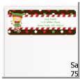 Santa's Little Elfie - Christmas Return Address Labels thumbnail