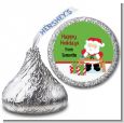 Santa's Work Shop - Hershey Kiss Christmas Sticker Labels thumbnail
