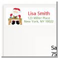 Santa's Work Shop - Christmas Return Address Labels thumbnail