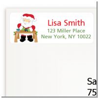 Santa's Work Shop - Christmas Return Address Labels