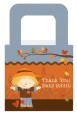 Scarecrow Fall Theme - Personalized Baby Shower Favor Boxes thumbnail