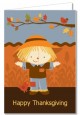 Scarecrow Fall Theme - Baby Shower Thank You Cards thumbnail